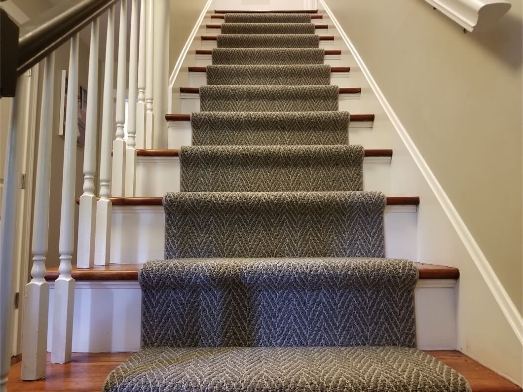 Patterned Staircase | Carpet Mart, INC