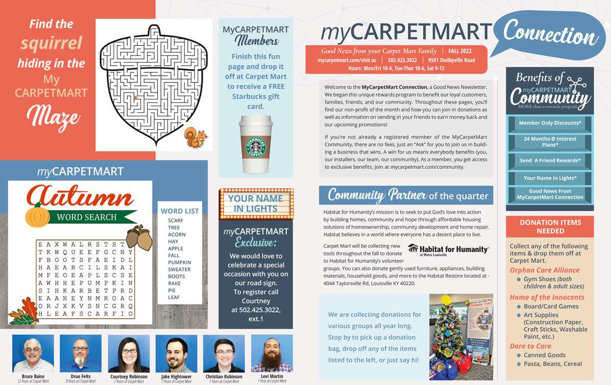 Newsletter | Carpet Mart