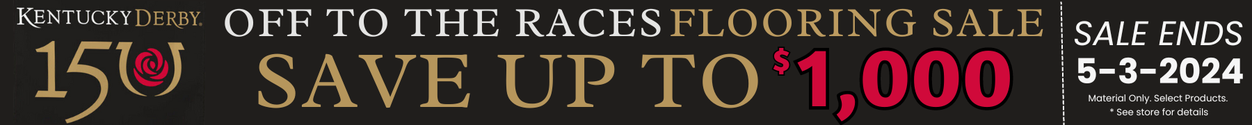 Off to the Races Banners - Tablet